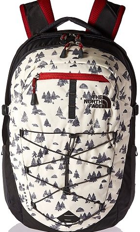 North Face Borealis White Sasquatch Print